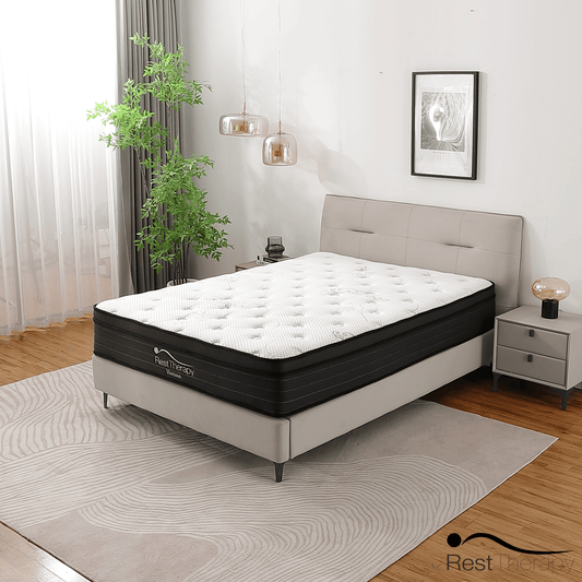 Rest Therapy Mattress 12 Inch Horizon Bamboo Pocket Coil Mattress - Available in 3 Sizes