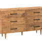 Cypress 4 Piece Reclaimed Wood Platform Bedroom Furniture Set in Spice - Available in 2 Sizes