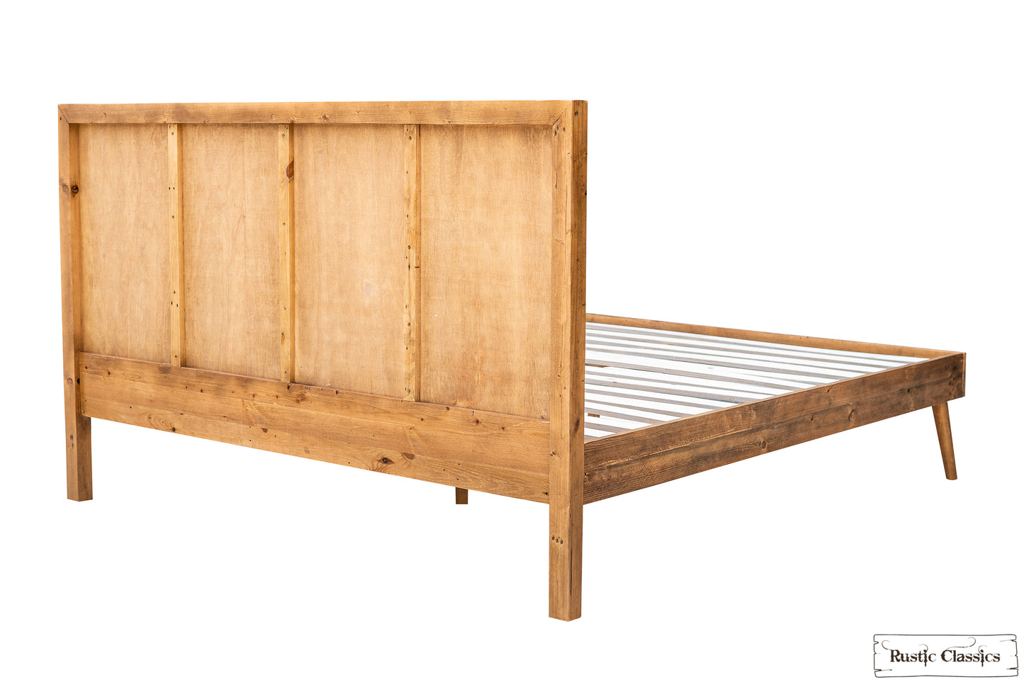 Cypress Reclaimed Wood Platform Bed in Spice - Available in 2 Sizes