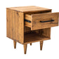 Cypress Reclaimed Wood 1 Drawer Nightstand in Spice