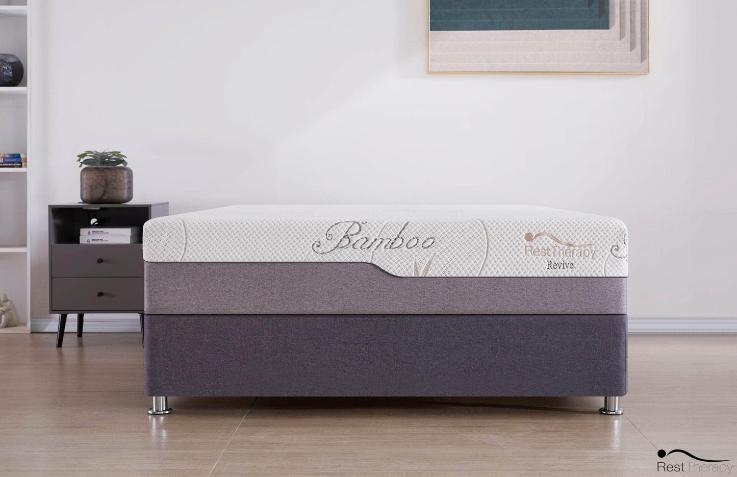 Rest Therapy Mattress 12 Inch Revive Bamboo Gel Memory Foam Mattress