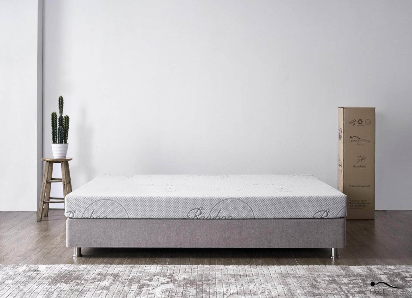 Rest Therapy Mattress 6 Inch Tranquility Bamboo Memory Foam Mattress - Available in 4 Sizes