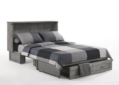 Night and Day Alpine Murphy Cabinet Bed with Queen Gel Memory Foam Mattress, image 1
