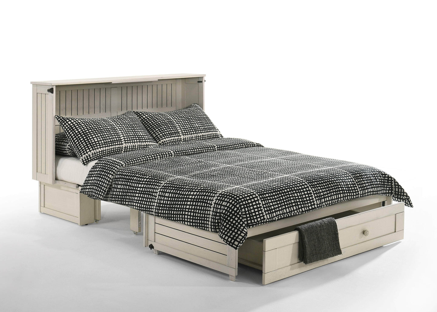 Night and Day Murphy Cabinet Bed Daisy Murphy Cabinet Bed with Queen Gel Memory Foam Mattress - Available in 4 Colours