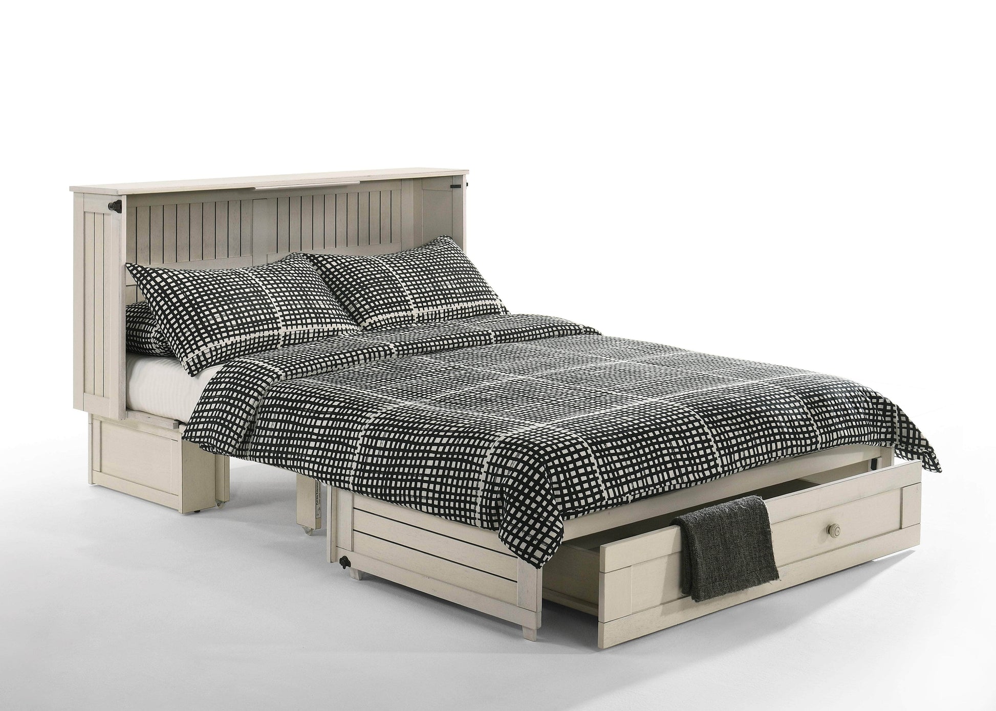 Night and Day Murphy Cabinet Bed Daisy Murphy Cabinet Bed with Queen Gel Memory Foam Mattress - Available in 4 Colours