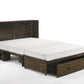Night and Day Murphy Cabinet Bed Ranchero Murphy Cabinet Bed with Gel Memory Foam Mattress - Available in 2 Colours