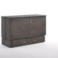 Night and Day Murphy Cabinet Bed Sagebrush Murphy Bed Cabinet with Queen Gel Memory Foam Mattress - Available in 2 Colours