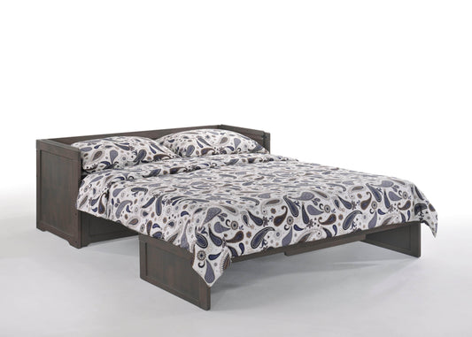 Night and Day Murphy Cube Bed Stonewash Night and Day Murphy Cube Cabinet Bed with Queen Size Gel Memory Foam Mattress - Available in 6 Colours