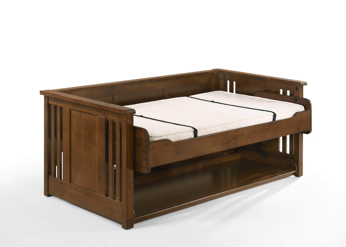 Pending - Night and Day Artisan Twin Horizontal Murphy Folding Desk Bed in Black Walnut