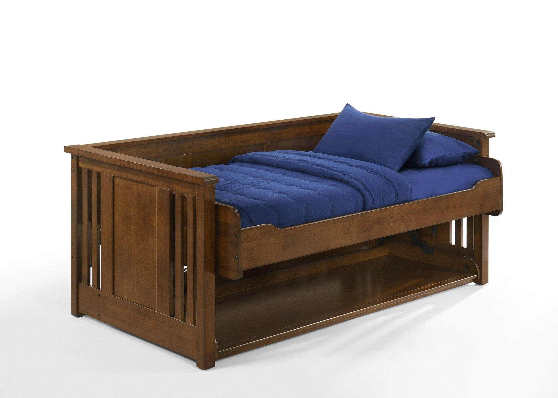 Pending - Night and Day Artisan Twin Horizontal Murphy Folding Desk Bed in Black Walnut