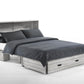 Pending - Night and Day Murphy Cabinet Bed Ranchero Murphy Cabinet Bed with Gel Memory Foam Mattress - Available in 2 Colours