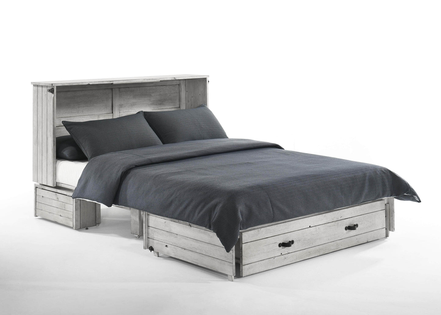 Pending - Night and Day Murphy Cabinet Bed Ranchero Murphy Cabinet Bed with Gel Memory Foam Mattress - Available in 2 Colours