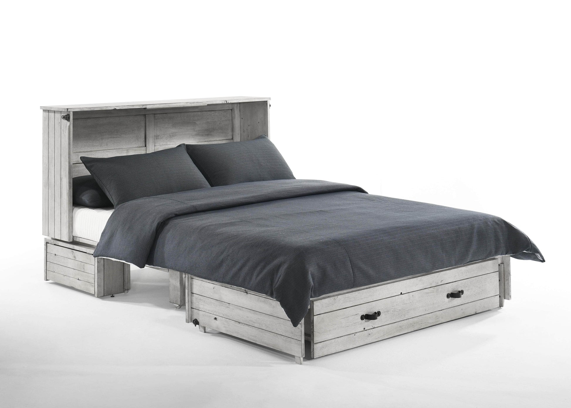 Pending - Night and Day Murphy Cabinet Bed Ranchero Murphy Cabinet Bed with Gel Memory Foam Mattress - Available in 2 Colours