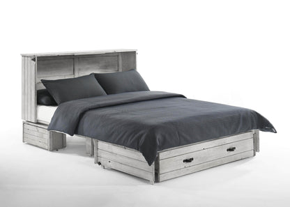 Night and Day Ranchero Murphy Cabinet Bed with Gel Memory Foam Mattress, image 3