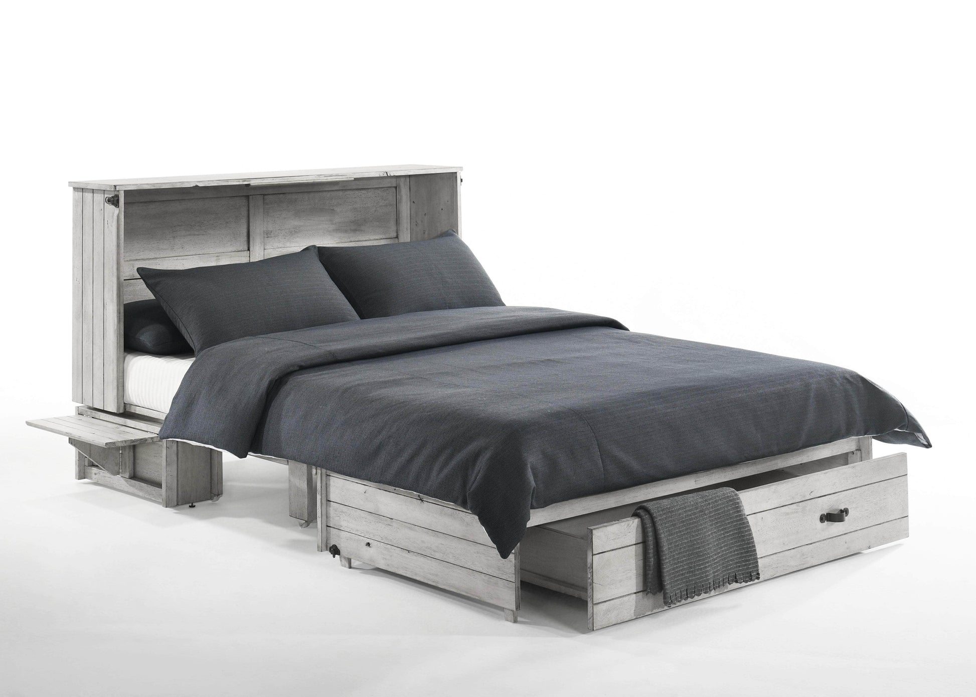 Pending - Night and Day Murphy Cabinet Bed Ranchero Murphy Cabinet Bed with Gel Memory Foam Mattress - Available in 2 Colours