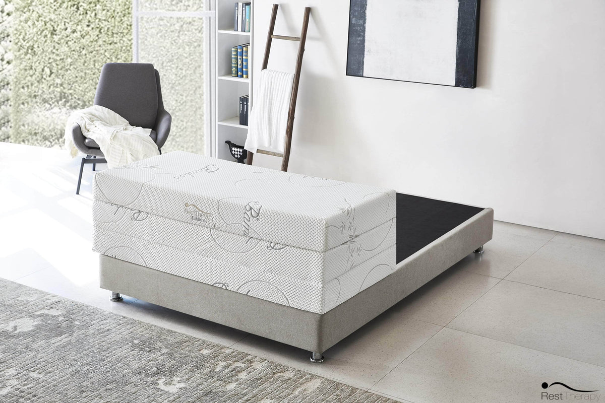 Rest Therapy 6 Inch Exhilarate Tri Fold Bamboo Cool Gel Memory Foam Mattress, image 6