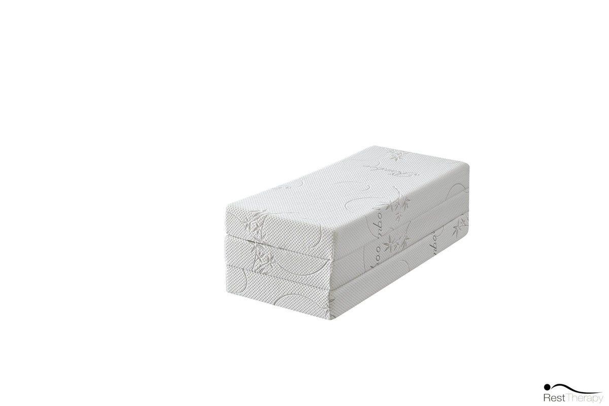Rest Therapy 6 Inch Exhilarate Tri Fold Bamboo Cool Gel Memory Foam Mattress, image 19