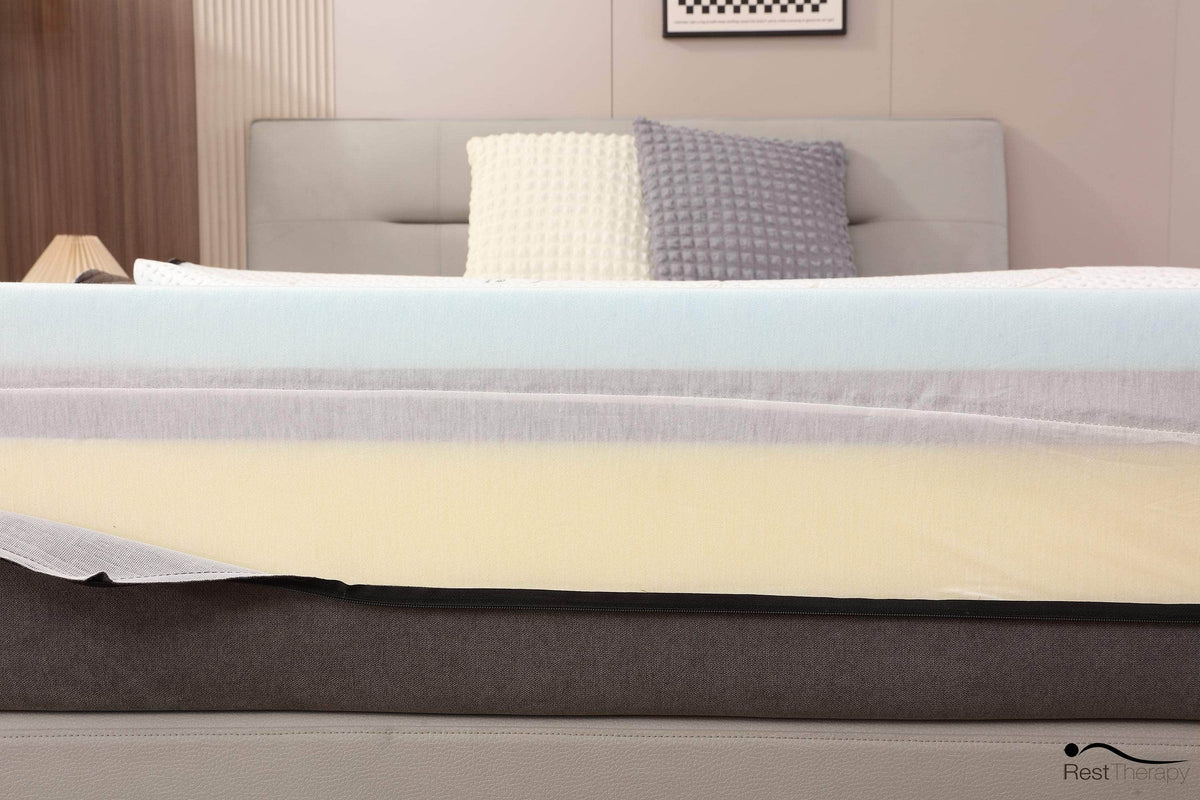 Rest Therapy 12 Inch Revive Bamboo Cool Gel Memory Foam Mattress, image 14