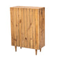 Cypress Reclaimed Wood 5 Drawer Chest in Spice