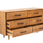 Cypress 5 Piece Reclaimed Wood Platform Bedroom Furniture Set in Spice - Available in 2 Sizes