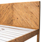 Cypress Reclaimed Wood Platform Bed in Spice - Available in 2 Sizes