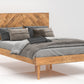 Cypress Reclaimed Wood Platform Bed in Spice - Available in 2 Sizes