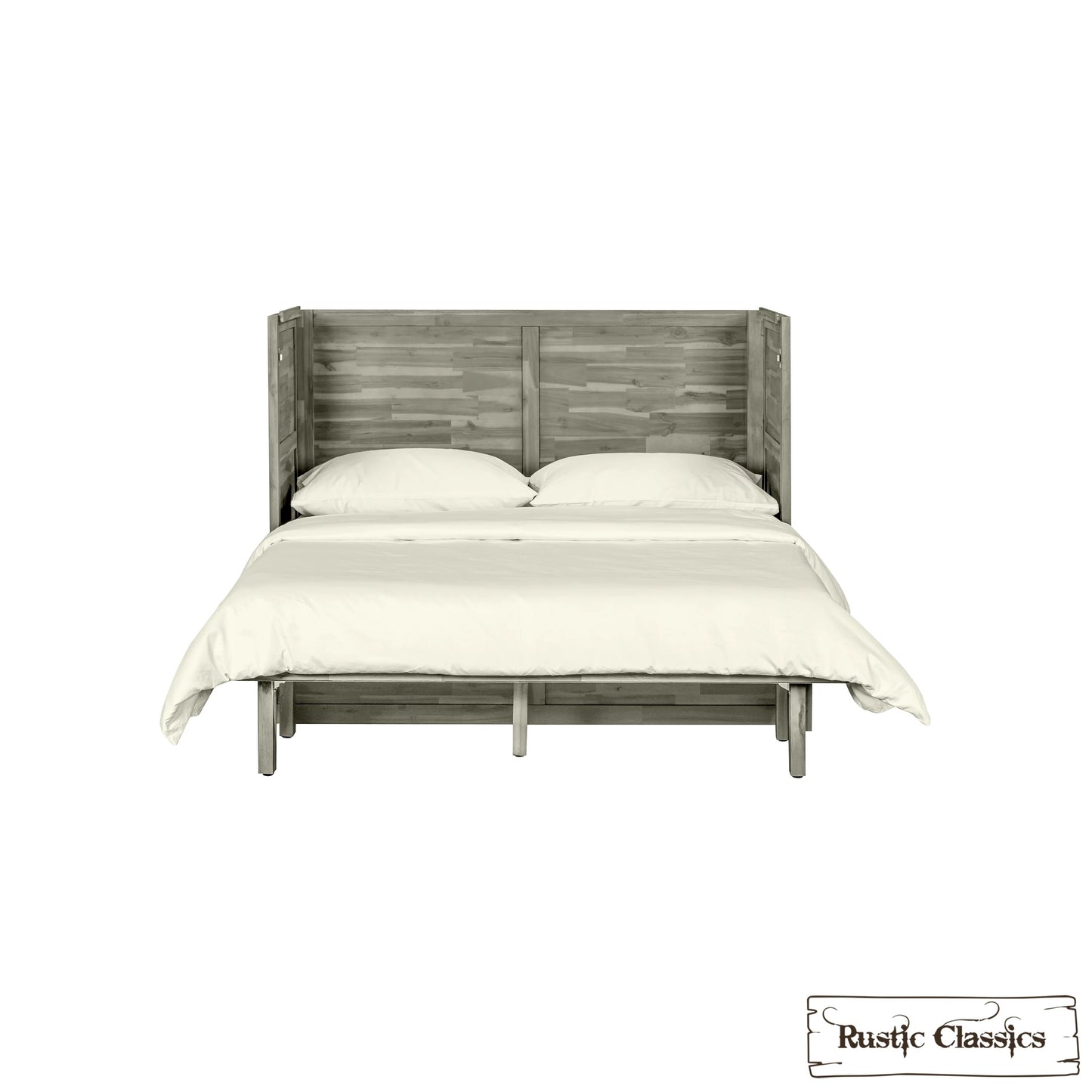 Stow Full Size Murphy Bed Cabinet Only - No Mattress - Available in 4 Colours