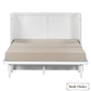 Rustic Classics Murphy Bed Stow Full Size Murphy Bed Cabinet with Gel Memory Foam Mattress - Available in 4 Colours
