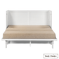Rustic Classics Murphy Bed Stow Queen Size Murphy Bed Cabinet with Gel Memory Foam Mattress - Available in 4 Colours