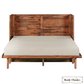 Rustic Classics Murphy Bed Stow Queen Size Murphy Bed Cabinet with Gel Memory Foam Mattress - Available in 4 Colours