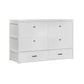 Rustic Classics White Stow Queen Size Murphy Bed Cabinet with Gel Memory Foam Mattress - Available in 4 Colours