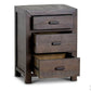 Pending - Review Bedroom Set Whistler 4 Piece Reclaimed Wood Platform Bedroom Furniture Set in Brown – Available in 2 Sizes