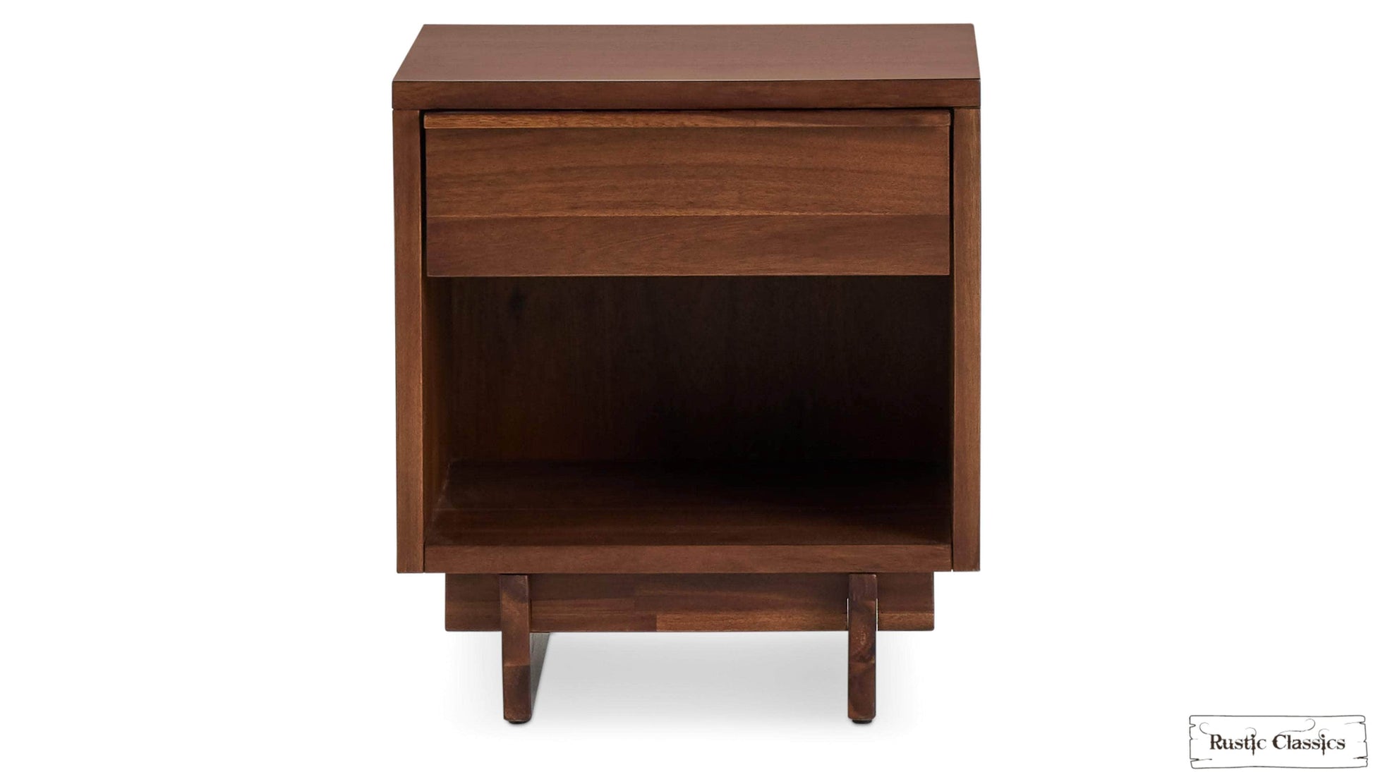 Pending - Rustic Classics Jasper Reclaimed Wood 1 Drawer Nightstand in Brown