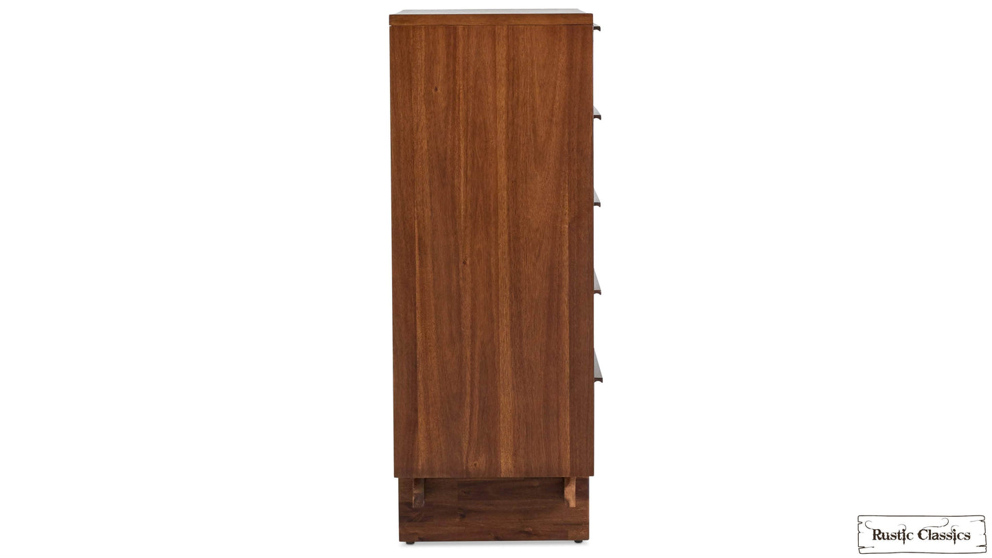 Pending - Rustic Classics Jasper Reclaimed Wood 5 Drawer Chest in Brown