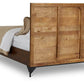 Rustic Classics Bed Blackcomb Reclaimed Wood and Metal Platform Bed in Coffee Bean - Available in 2 Sizes