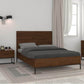 Rustic Classics Bedroom Set Blackcomb 4 Piece Reclaimed Wood and Metal Platform Bedroom Furniture Set in Coffee Bean - Available in 2 Sizes