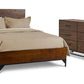 Rustic Classics Bedroom Set Blackcomb 4 Piece Reclaimed Wood and Metal Platform Bedroom Furniture Set in Coffee Bean - Available in 2 Sizes