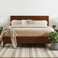 Rustic Classics Bedroom Set Blackcomb 5 Piece Reclaimed Wood and Metal Platform Bedroom Furniture Set in Coffee Bean – Available in 2 Sizes