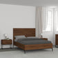 Rustic Classics Bedroom Set Blackcomb 5 Piece Reclaimed Wood and Metal Platform Bedroom Furniture Set in Coffee Bean – Available in 2 Sizes