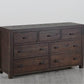 Rustic Classics Bedroom Set Whistler 4 Piece Reclaimed Wood Storage Platform Bedroom Furniture Set in Brown – Available in 2 Sizes