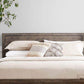 Rustic Classics Bedroom Set Whistler 4 Piece Reclaimed Wood Storage Platform Bedroom Furniture Set in Grey – Available in 2 Sizes