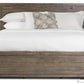 Rustic Classics Bedroom Set Whistler 4 Piece Reclaimed Wood Storage Platform Bedroom Furniture Set in Grey – Available in 2 Sizes