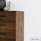 Blackcomb Reclaimed Wood and Metal 6 Drawer Chest in Coffee Bean