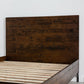 Blackcomb 5 Piece Reclaimed Wood and Metal Platform Bedroom Furniture Set in Coffee Bean – Available in 2 Sizes