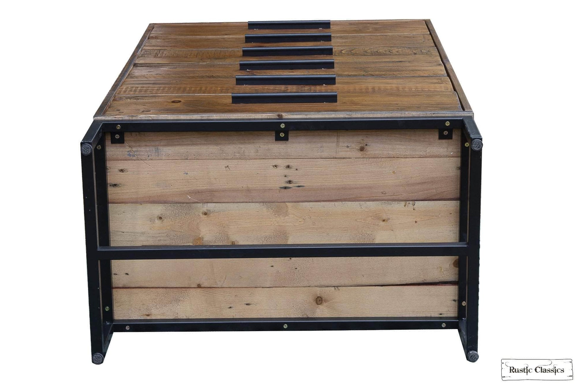 Rustic Classics Drawer Chest Blackcomb Reclaimed Wood and Metal 6 Drawer Chest in Coffee Bean