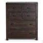 Rustic Classics Drawer Chest Whistler Reclaimed Wood 6 Drawer Chest in Brown