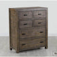 Rustic Classics Drawer Chest Whistler Reclaimed Wood 6 Drawer Chest in Grey
