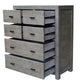 Rustic Classics Drawer Chest Whistler Reclaimed Wood 6 Drawer Chest in Grey