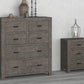 Rustic Classics Drawer Chest Whistler Reclaimed Wood 6 Drawer Chest in Grey