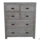 Rustic Classics Drawer Chest Whistler Reclaimed Wood 6 Drawer Chest in Grey